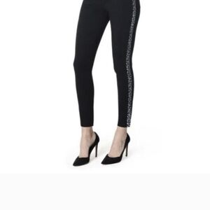 Joe's Jeans Black Leggings with Side Pattern